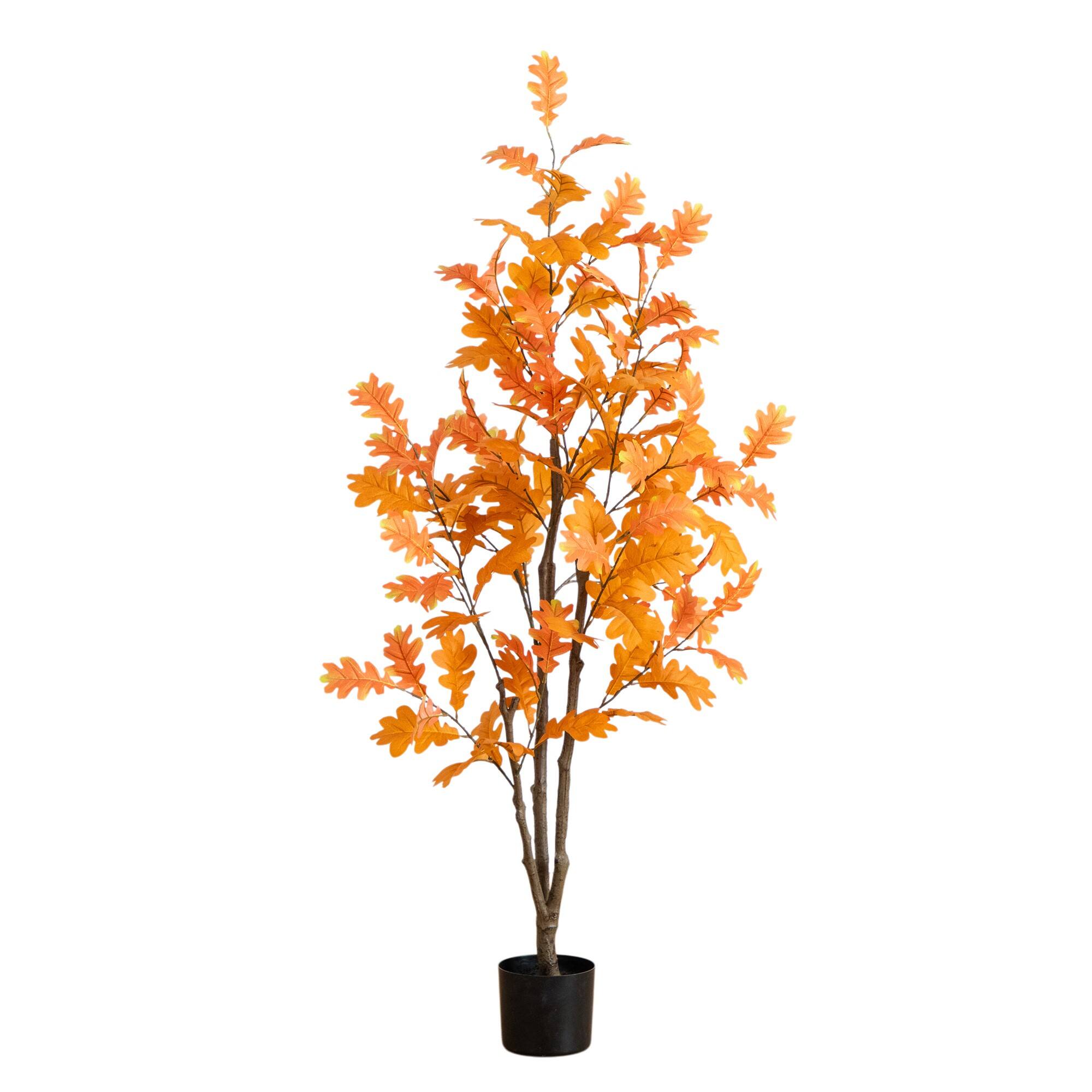 5ft. Artificial Autumn Oak Tree